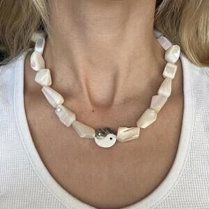 Women's White and Cream Freshwater Pearl Jewellery